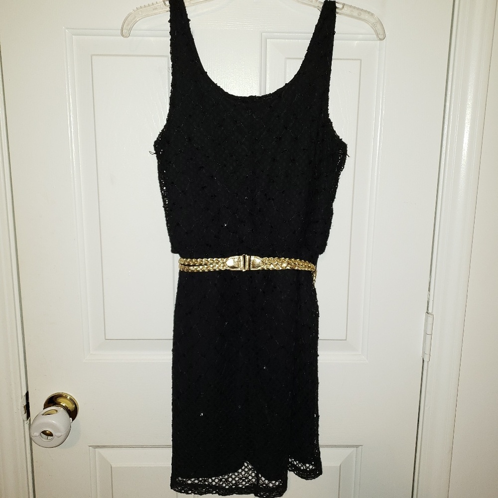 CANDIES- sequin, net dress